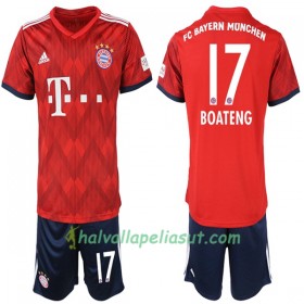 Jalkapallo Pelipaidat FC Bayern München Boateng 17 Lasten Kotipaita 2018-2019 Lyhythihainen